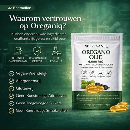 OREGANIQ® Oregano Olie Softgels