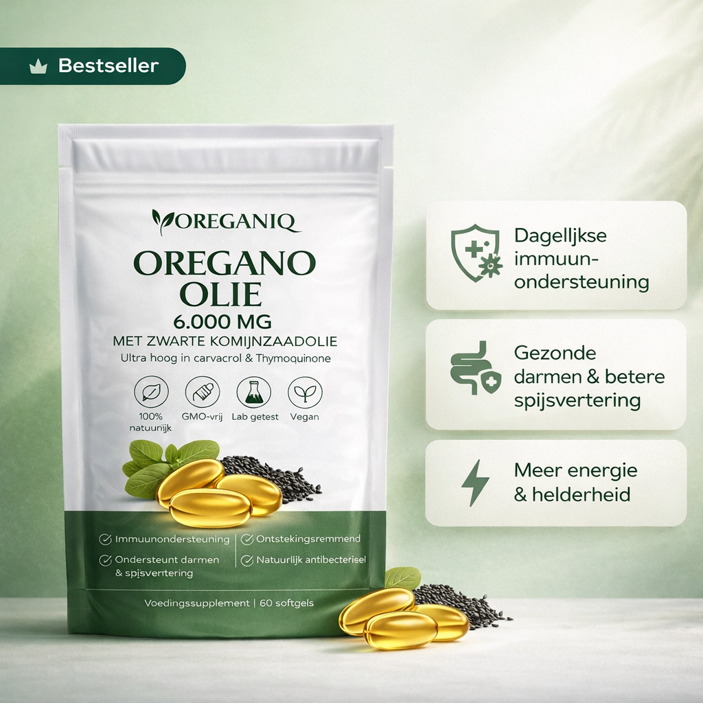 OREGANIQ® Oregano-olie softgels tegen ontstekingen
